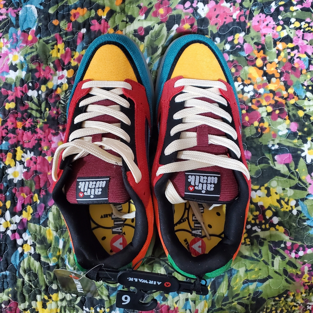 colorful big boy's size 6 sneakers by airwalk. nwt - Picture 5 of 11